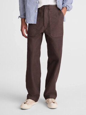 Men’s Madewell Dark Brown Fatigue Pants 34 NWT